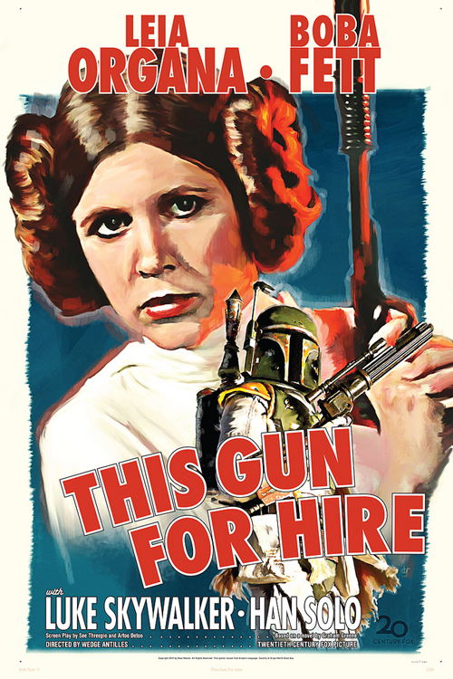 Star Wars Film Noir Posters