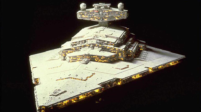Photos of Ship Models from the Original Star Wars Trilogy