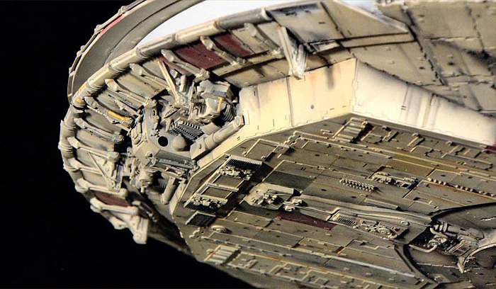 Photos of Ship Models from the Original Star Wars Trilogy