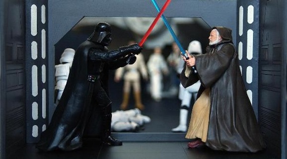 Star Wars Scenes Recreated in Toy Dioramas