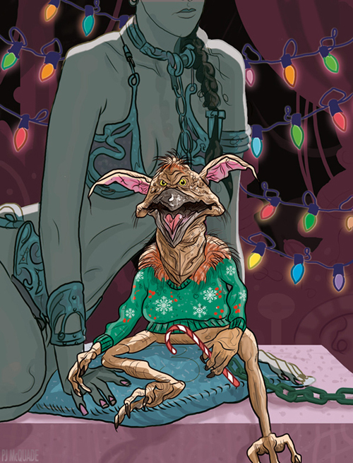Star Wars Christmas Card Art