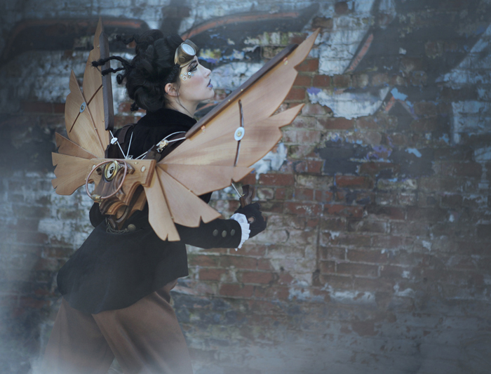 Steampunk Wings Fashion Photoshoot