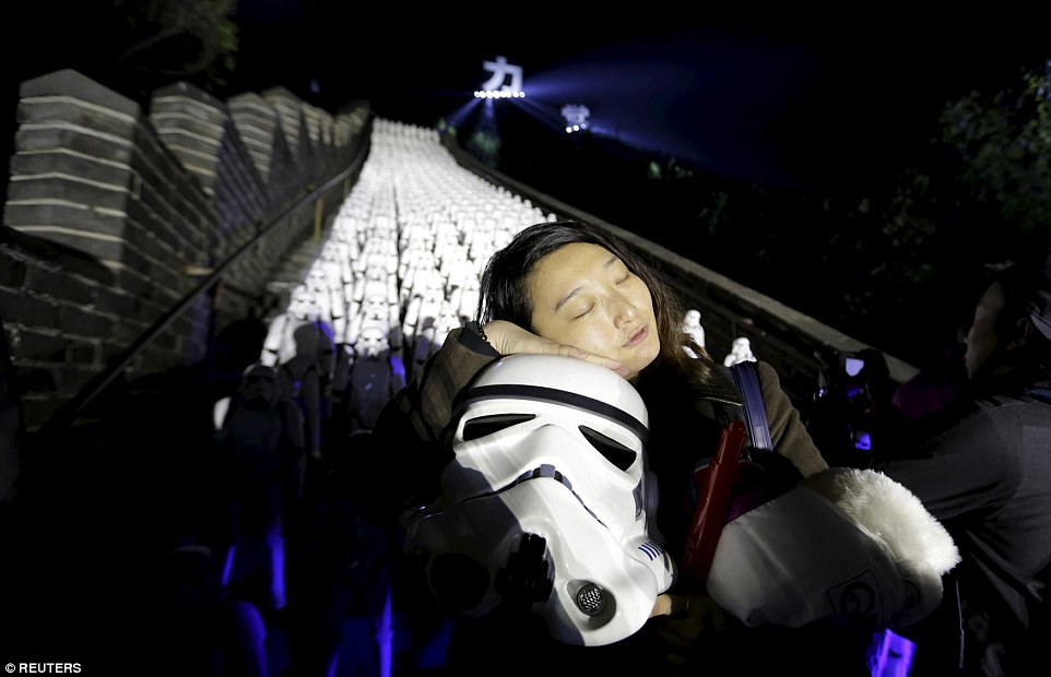 Stormtroopers Display at the Great Wall of China