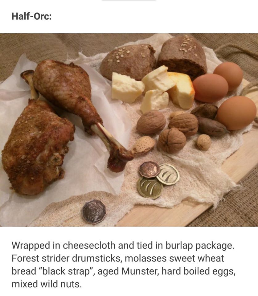 Rations for RPG Races