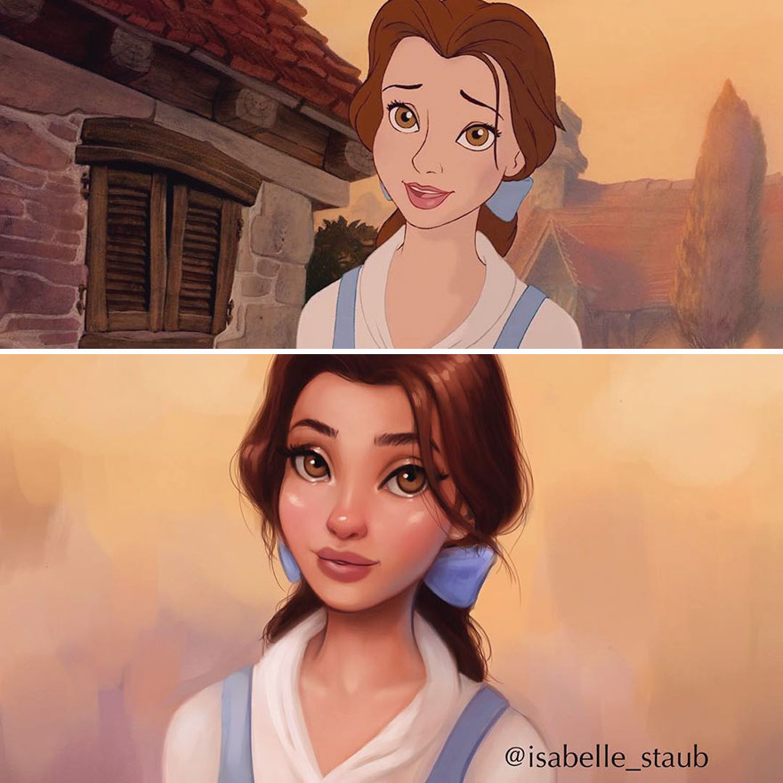 Painted Disney Princesses Fan Art
