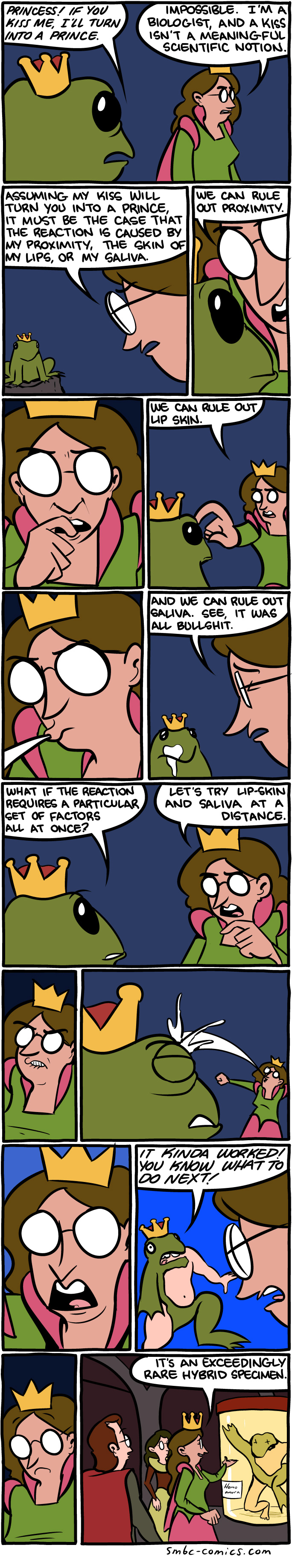 Frog Prince Science Comic
