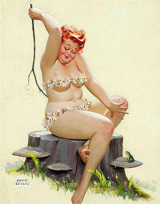 Hilda the Classic Plus-Size Pinup Girl