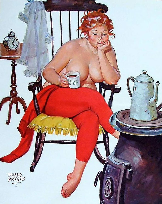 Hilda the Classic Plus-Size Pinup Girl