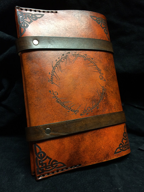 Lord of the Tings Tree of Gondor Leather Book Cover