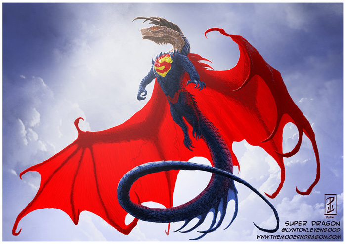 Marvel & DC Superheroes as Dragons