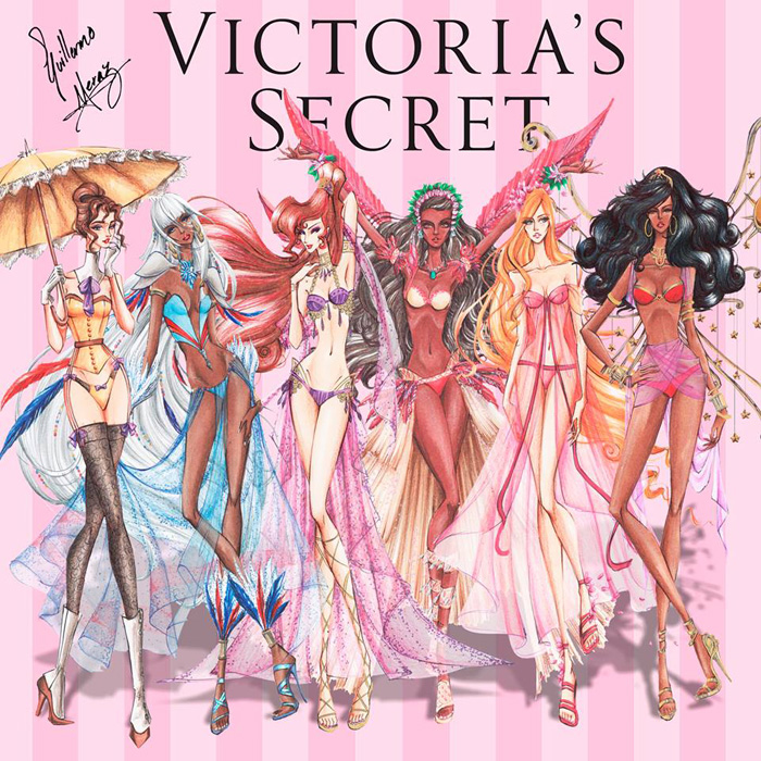 Victorias Secret Disney Princesses Designs Part 2