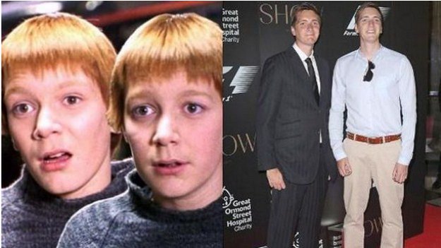 Harry Potter Cast Then and Now