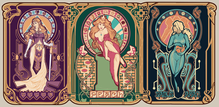 Nintendo Ladies Art Nouveau