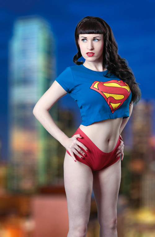 Sexy Supergirl Photoshoot