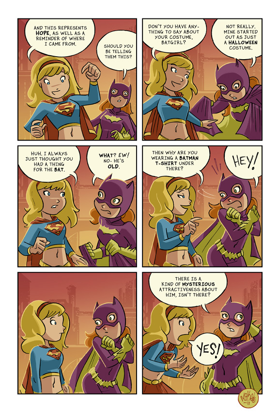 Supergirl Batgirl Comic