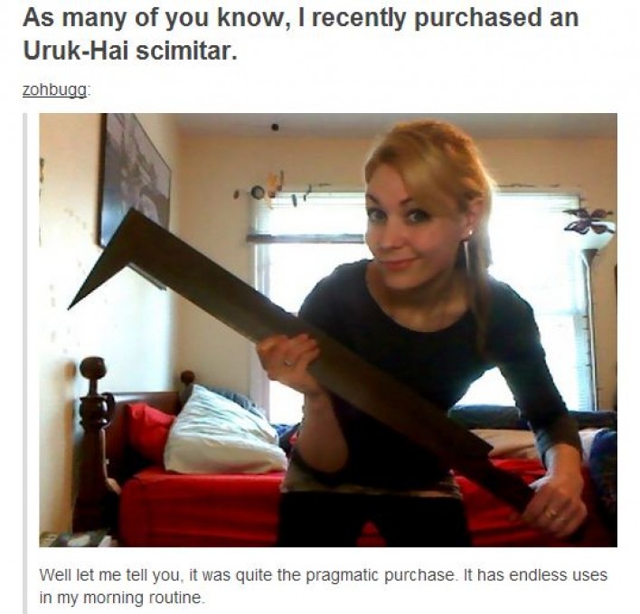 6 Reasons Every Girl Needs a Sword!