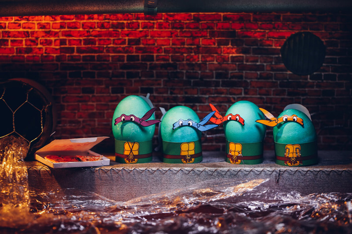 Printable Teenage Mutant Ninja Turtles Easter Egg Costumes