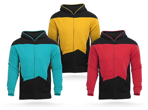 Star Trek: The Next Generation Uniform Hoodies