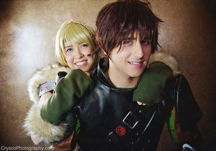 Hiccup & Astrid from How to Train Your Dragon 2 Cosplay