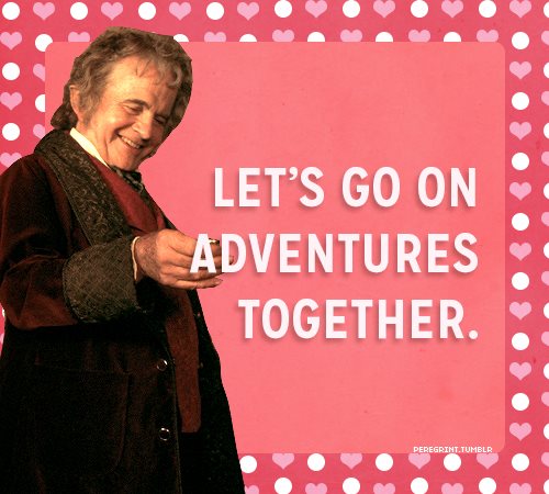 Hobbit Valentines Cards