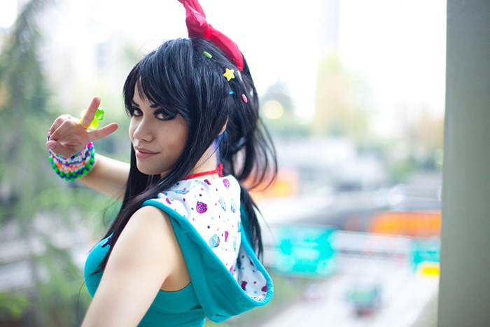 Rave Vanellope from Wreck-It Ralph Cosplay