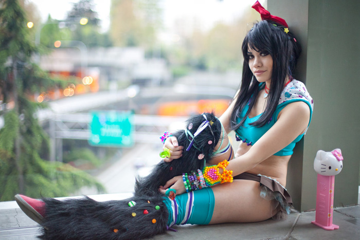Rave Vanellope from Wreck-It Ralph Cosplay