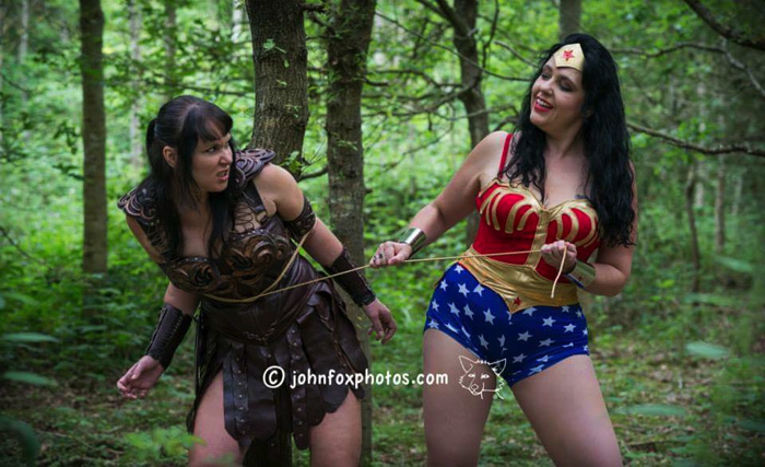 Xena and Wonder Woman Cosplay
