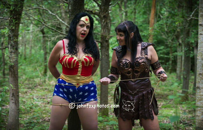 Xena and Wonder Woman Cosplay