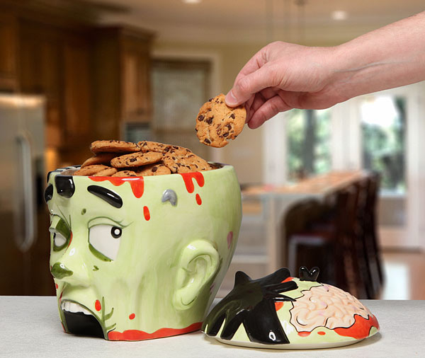 Zombie Head Cookie Jar