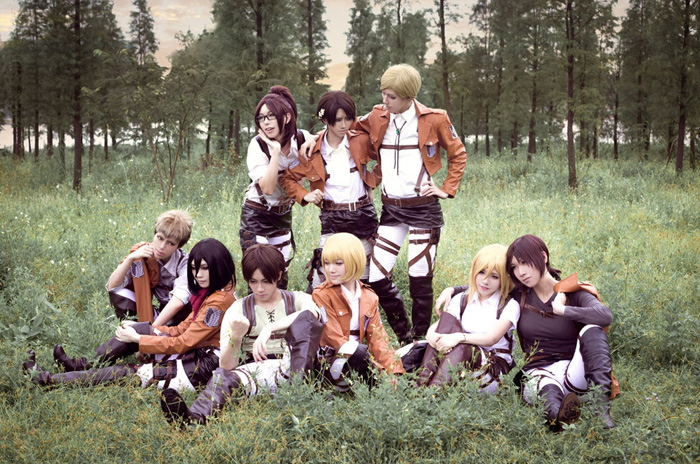 Attack on Titan Group Cosplay