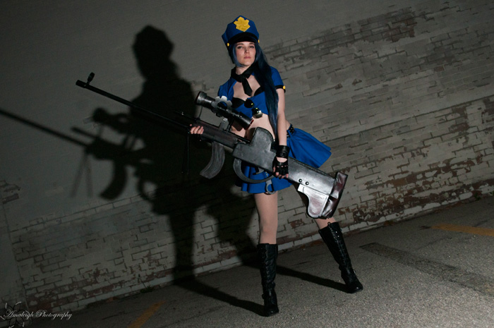 Officer Caitlyn and Officer Vi from League of Legends Cosplay