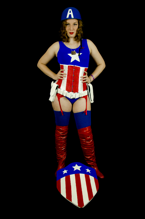 Captain America Pinup.