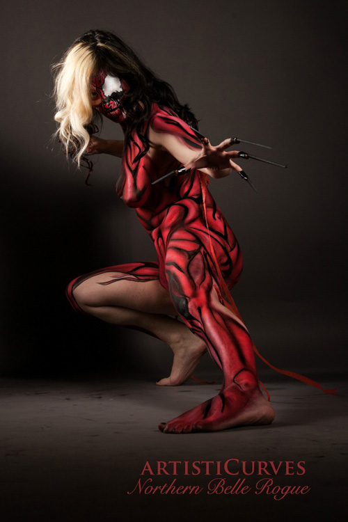 Carnage Rogue Body Paint