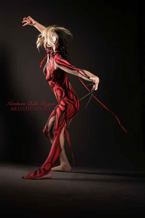 Carnage Rogue Body Paint