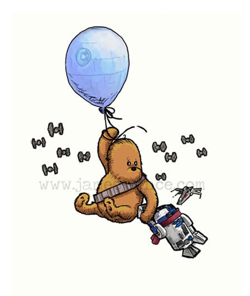 Chew Star Wars/Winie the Pooh Fan Art