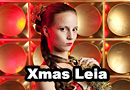 Christmas Slave Leia Cosplay