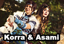 Korra & Asami from The Legend of Korra Cosplay