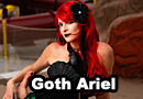 Goth Ariel Cosplay