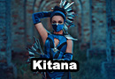 Kitana from Mortal Kombat Cosplay