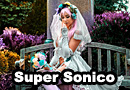 Wedding Super Sonico Cosplay
