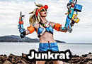 Junkrat Beachrat from Overwatch Cosplay