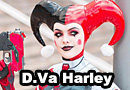 D.Va Harley Quinn Mashup Cosplay
