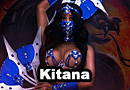 Carnival Kitana from Mortal Kombat Cosplay