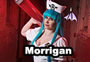 Morrigan Nurse from Darkstalkers Cosplay