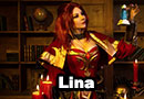 Lina from Dota 2 Cosplay