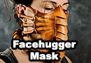 Facehugger Alien Leather Mask