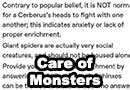 Common Misconceptions Surrounding The Care of Monsters