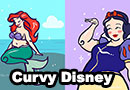 Curvy Disney Ladies Fan Art