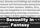 Sexuality in Fantasy