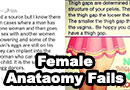 Female Anatomy Fails